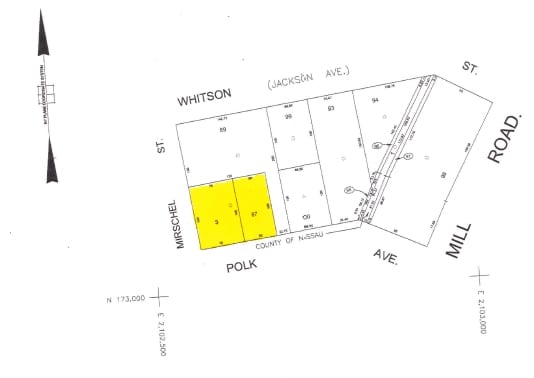 43 Polk Ave, Hempstead, NY for sale - Plat Map - Image 2 of 3