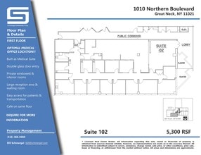 1010 Northern Blvd, Great Neck, NY for rent Floor Plan- Image 1 of 1