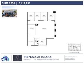 1301 Solana Blvd, Westlake, TX to rent Floor Plan- Image 1 of 9