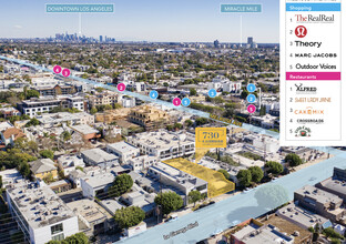 730 N La Cienega Blvd, Los Angeles, CA - aerial  map view - Image1