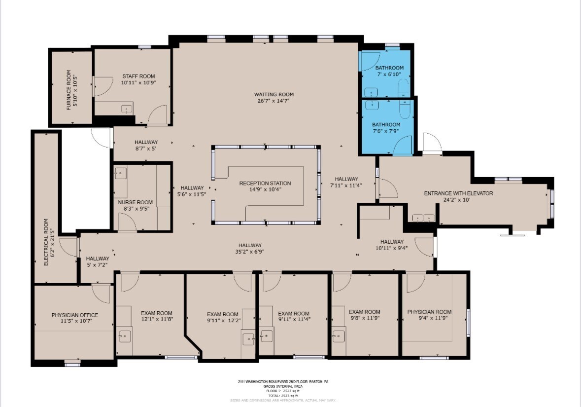 2111 Washington Blvd, Easton, PA to rent Floor Plan- Image 1 of 14