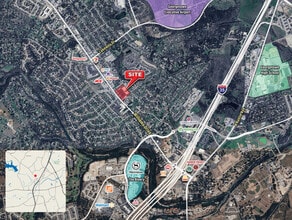 2411-2501 Williams Dr, Georgetown, TX - AERIAL  map view