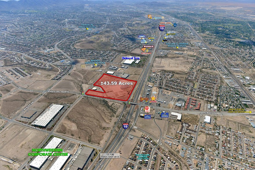 Paseo Del Norte & I-10, El Paso, TX for sale - Building Photo - Image 1 of 1