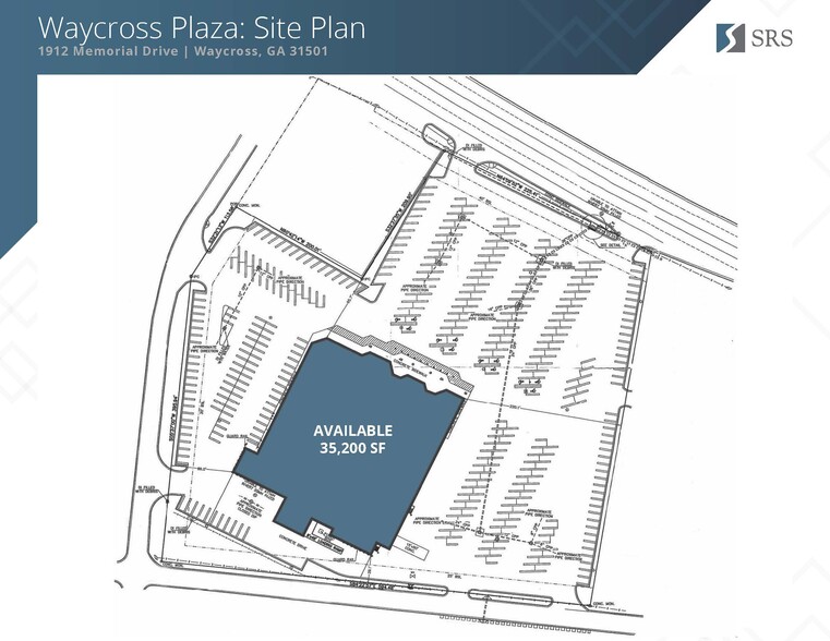 1912 Memorial Dr, Waycross, GA for rent - Site Plan - Image 3 of 8