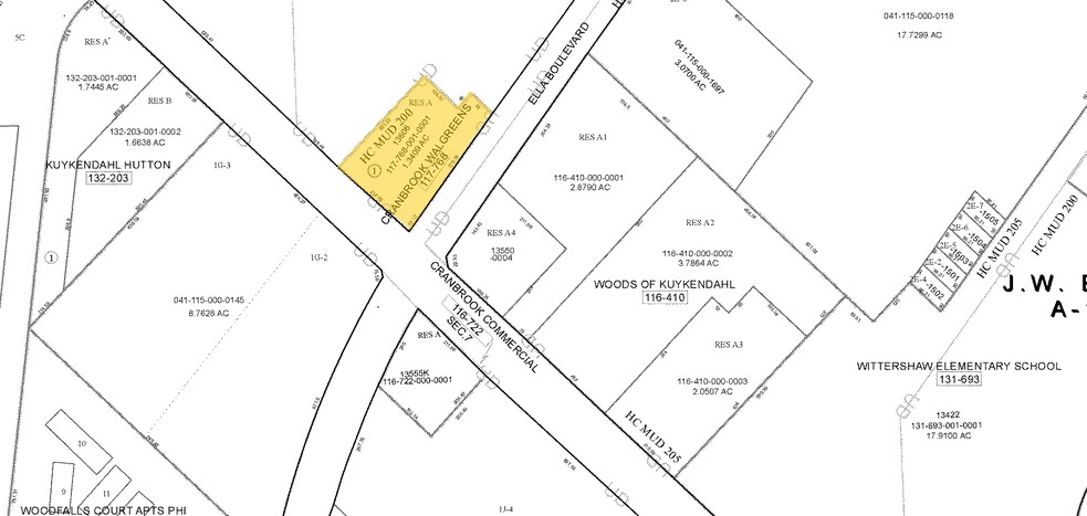 13606 Kuykendahl Rd, Houston, TX for sale - Plat Map - Image 2 of 8