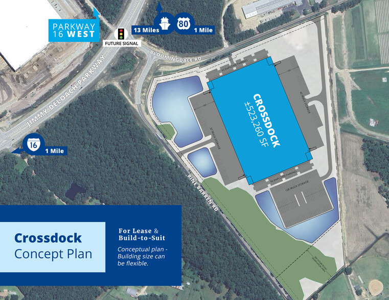 E Bloomingdale Rd, Bloomingdale, GA for rent - Site Plan - Image 3 of 4