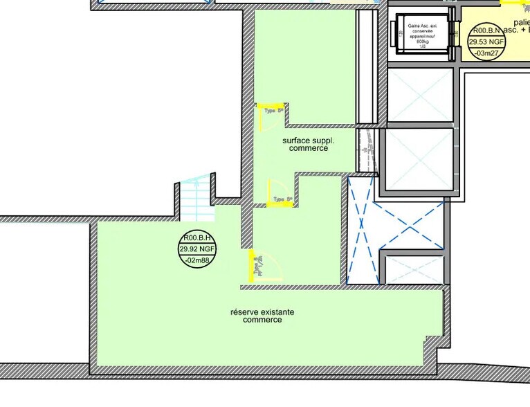 Retail in Levallois-Perret to rent - Floor Plan - Image 3 of 3