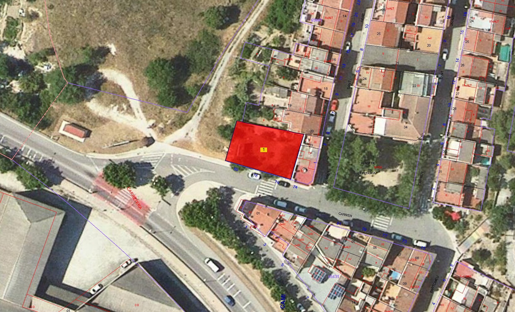 Land in Òdena, Barcelona for sale Plat Map- Image 1 of 3