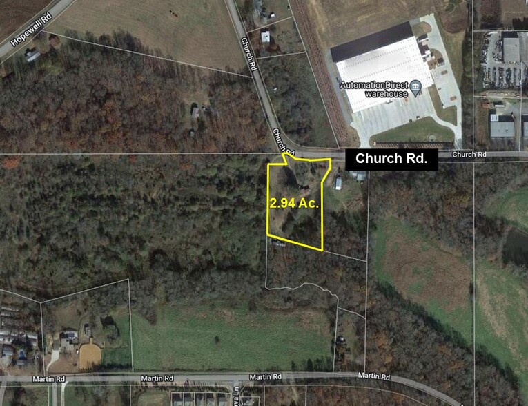 4450 Church Rd, Cumming, GA for sale - Aerial - Image 1 of 6