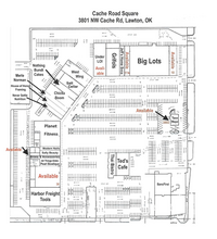 3801 NW Cache Rd, Lawton, OK for rent Site Plan- Image 1 of 1