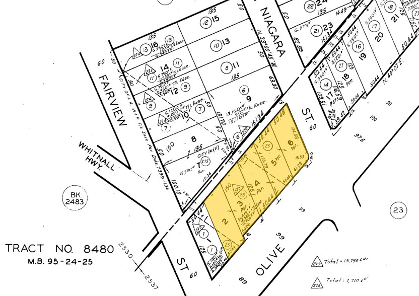 3003 W Olive Ave, Burbank, CA for rent - Plat Map - Image 1 of 1