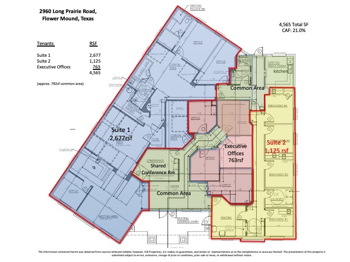 2960 Long Prairie Rd, Flower Mound, TX for rent - Floor Plan - Image 2 of 17