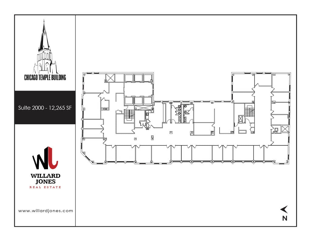 77 W Washington St, Chicago, IL to rent Floor Plan- Image 1 of 1