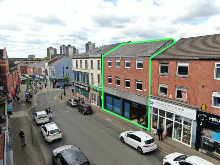 93-95 Yorkshire St, Rochdale to rent - Building Photo - Image 2 of 5