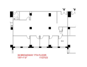 39 Broadway, New York, NY for rent Site Plan- Image 2 of 2