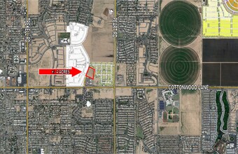 NEC N Colorado St & E Cottonwood St, Casa Grande, AZ - AERIAL  map view