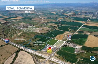 3528 E State Highway 56, Berthoud, CO - aerial  map view