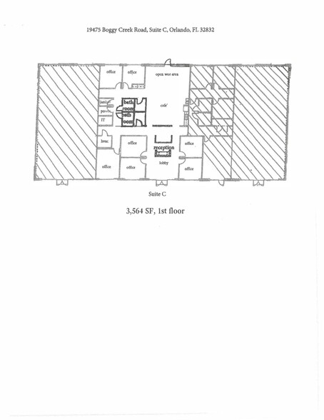 19475 Boggy Creek Rd, Orlando, FL for rent - Floor Plan - Image 2 of 4