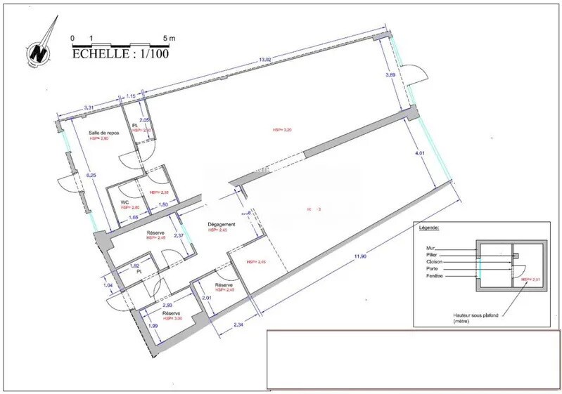 Retail in Colomiers to rent Floor Plan- Image 1 of 2