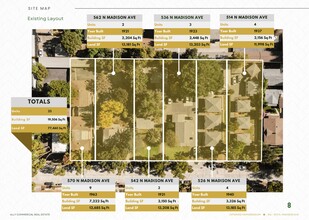 570 N Madison Ave, Pasadena, CA - aerial  map view - Image1