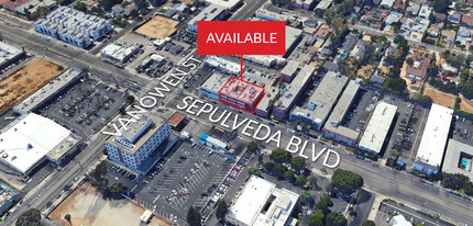 6819 Sepulveda Blvd, Van Nuys, CA - aerial  map view - Image1