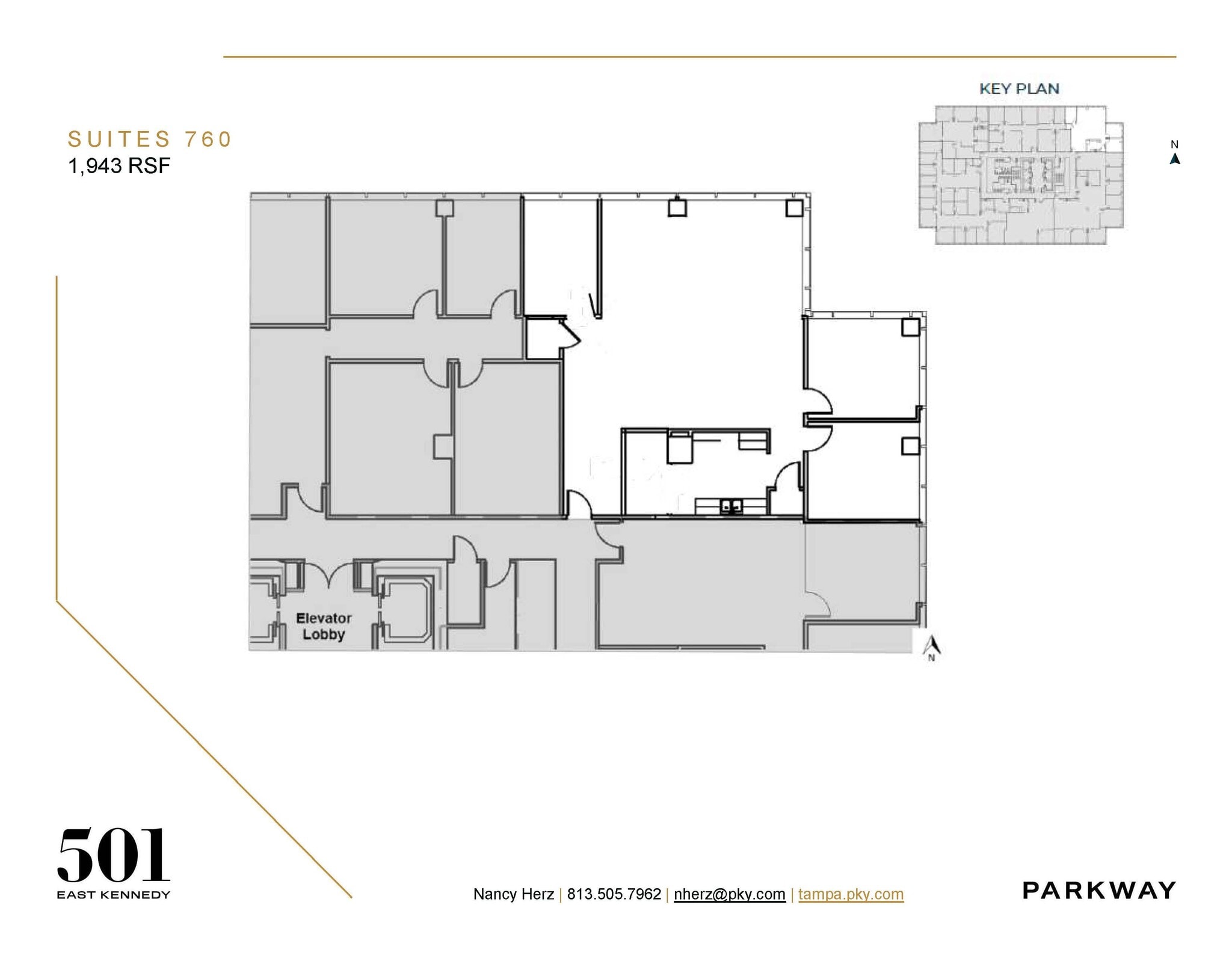 501 E Kennedy Blvd, Tampa, FL to rent Floor Plan- Image 1 of 3