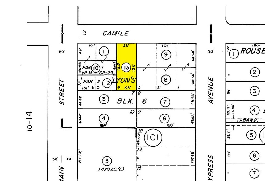 112 E Camile St, Santa Ana, CA for sale - Plat Map - Image 2 of 5