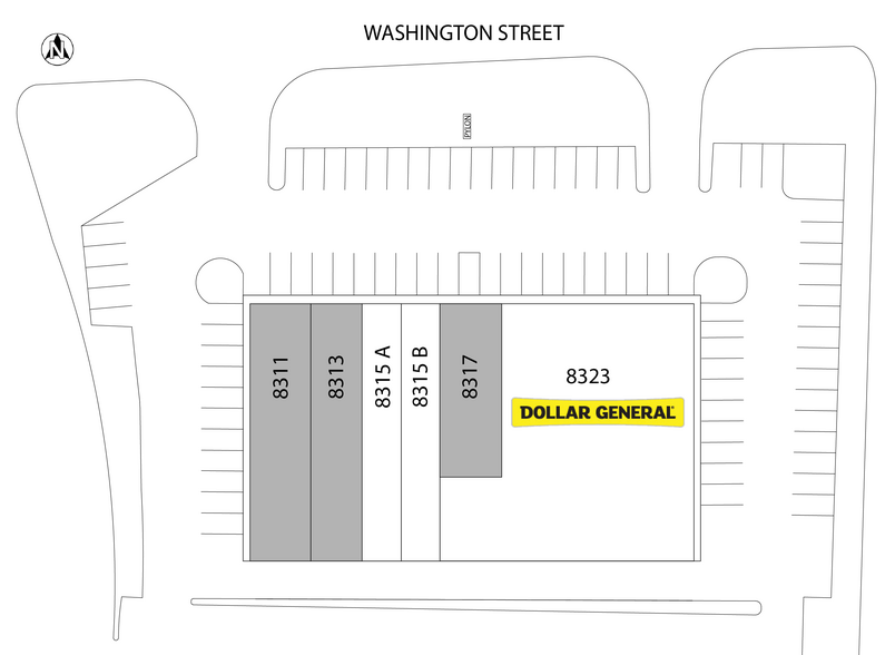 8311-8323 E Washington St, Indianapolis, IN for rent - Site Plan - Image 3 of 3