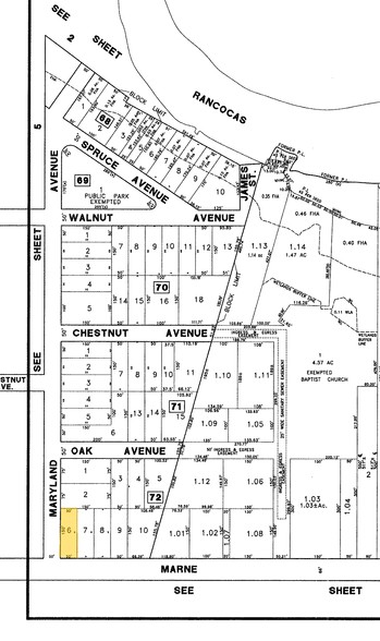 Marne Hwy, Hainesport, NJ for sale - Plat Map - Image 2 of 2