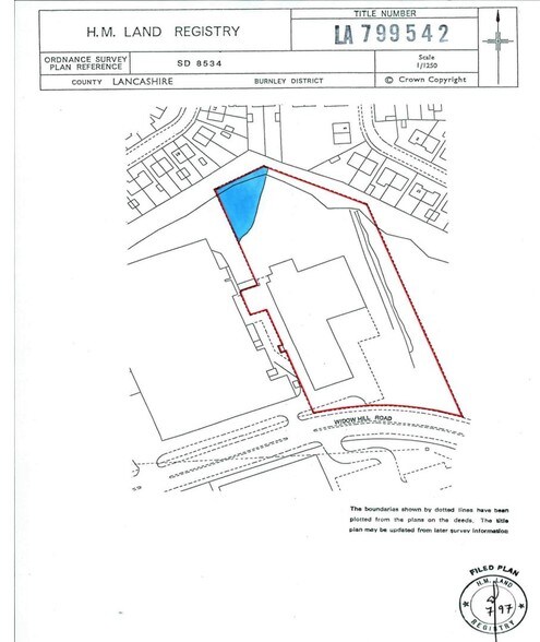 Widow Hill Rd, Burnley for sale - Site Plan - Image 1 of 1