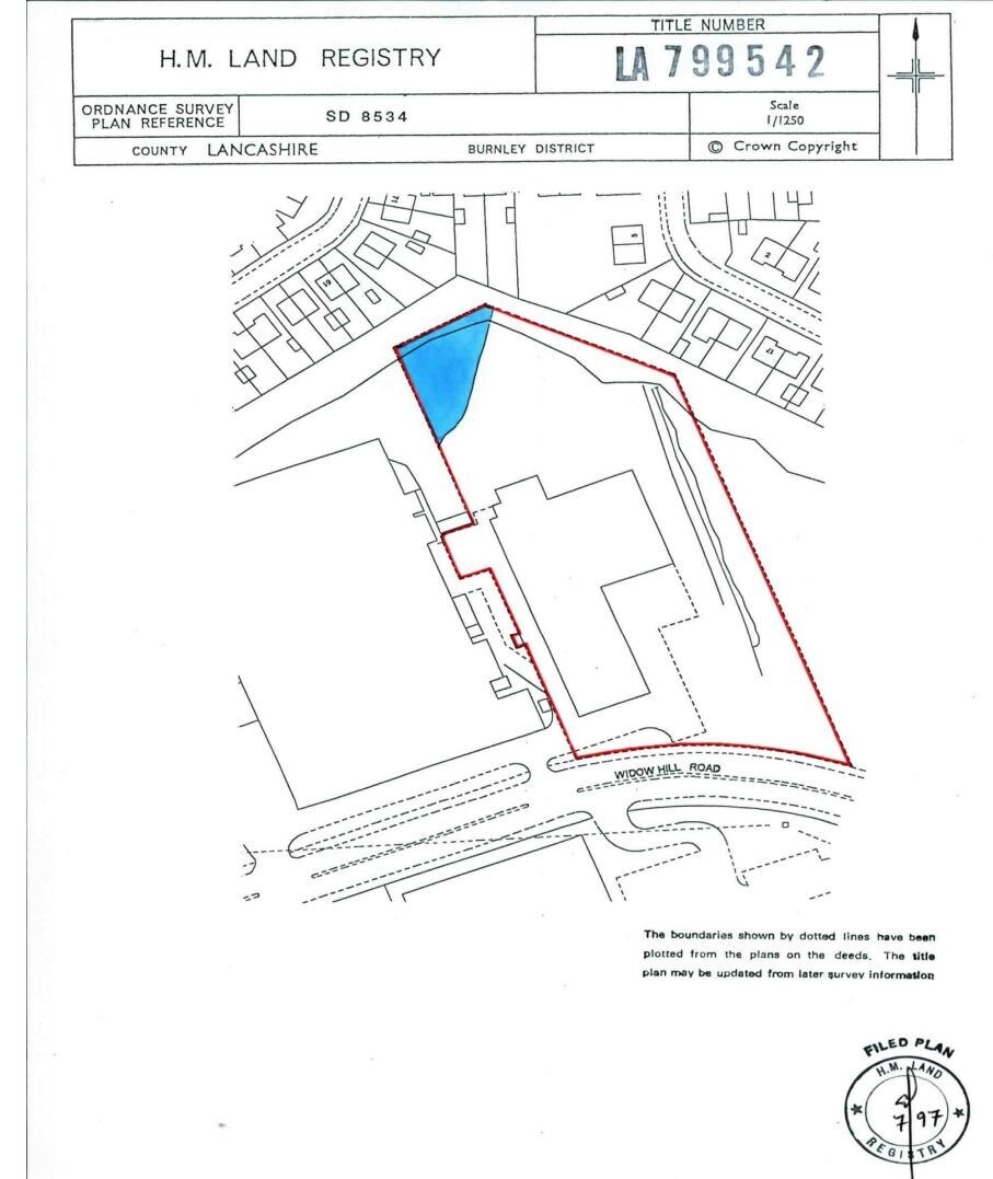 Widow Hill Rd, Burnley for sale Site Plan- Image 1 of 1