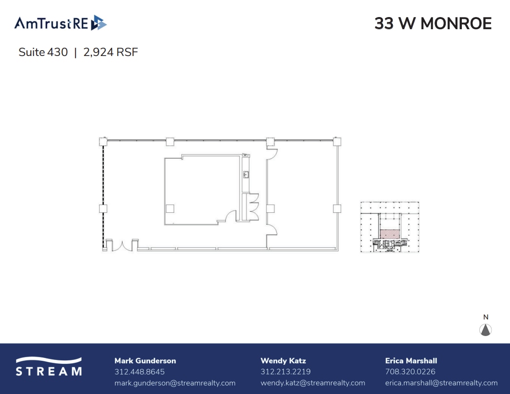 33 W Monroe St, Chicago, IL to rent Floor Plan- Image 1 of 1