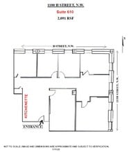 1100 H St NW, Washington, DC to rent Floor Plan- Image 1 of 6