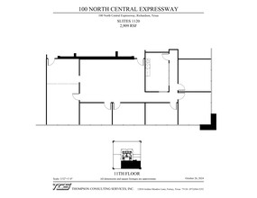 100 N Central Expy, Richardson, TX for rent Site Plan- Image 1 of 1