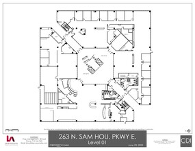 263 N Sam Houston Pky E, Houston, TX for rent Site Plan- Image 1 of 2