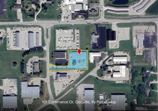 101 Commerce Dr, Danville, IN - aerial  map view