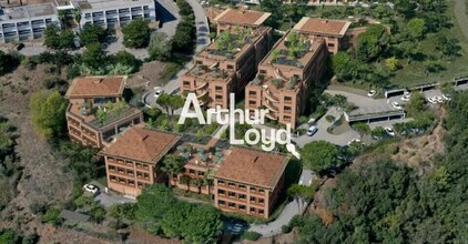 Valbonne - Aerial  map view