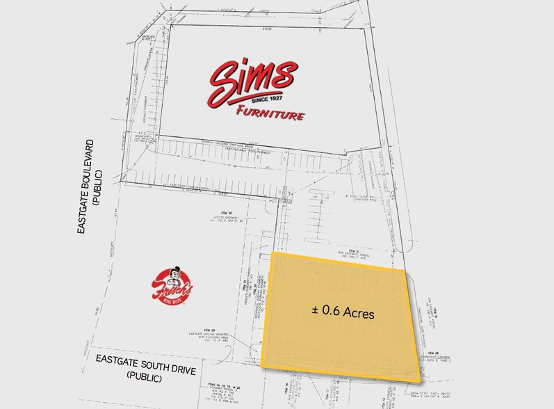 4468 Eastgate Blvd, Cincinnati, OH for rent - Site Plan - Image 1 of 2