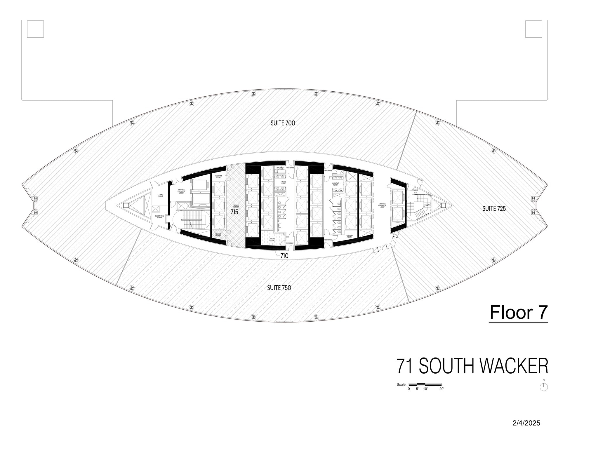 71 S Wacker Dr, Chicago, IL to rent Site Plan- Image 1 of 2