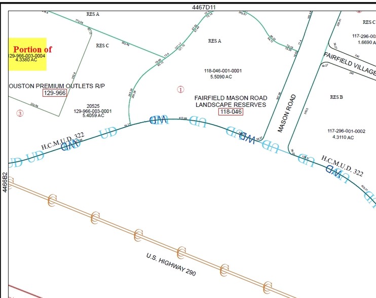 26326 N Freeway, Cypress, TX for sale - Plat Map - Image 3 of 11