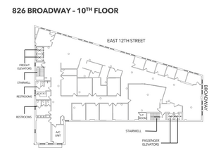 826 Broadway, New York, NY for rent Floor Plan- Image 1 of 1