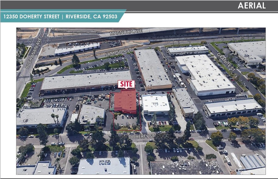 12350 Doherty St, Riverside, CA for rent - Aerial - Image 3 of 3