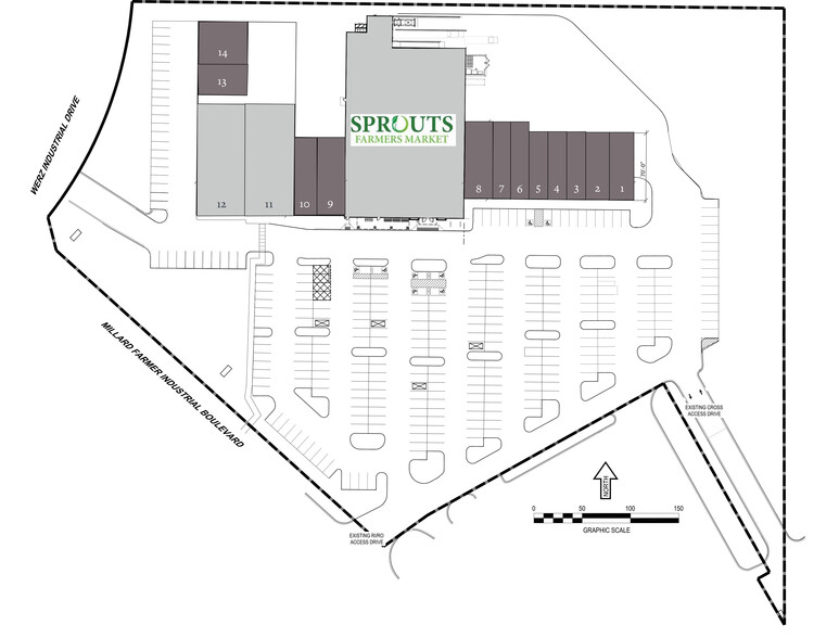 19 Millard Farmer Industrial Blvd, Newnan, GA for rent - Site Plan - Image 3 of 4