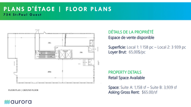 754 Rue Saint-Paul O, Montréal, QC for rent Floor Plan- Image 1 of 1