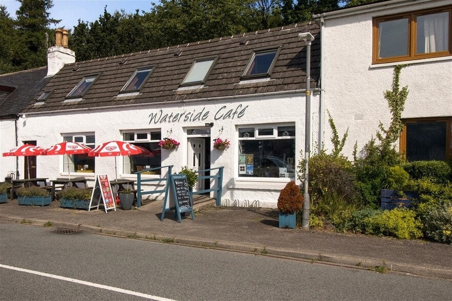 Waterside Café & Flat, Strathcarron for sale - Building Photo - Image 1 of 25