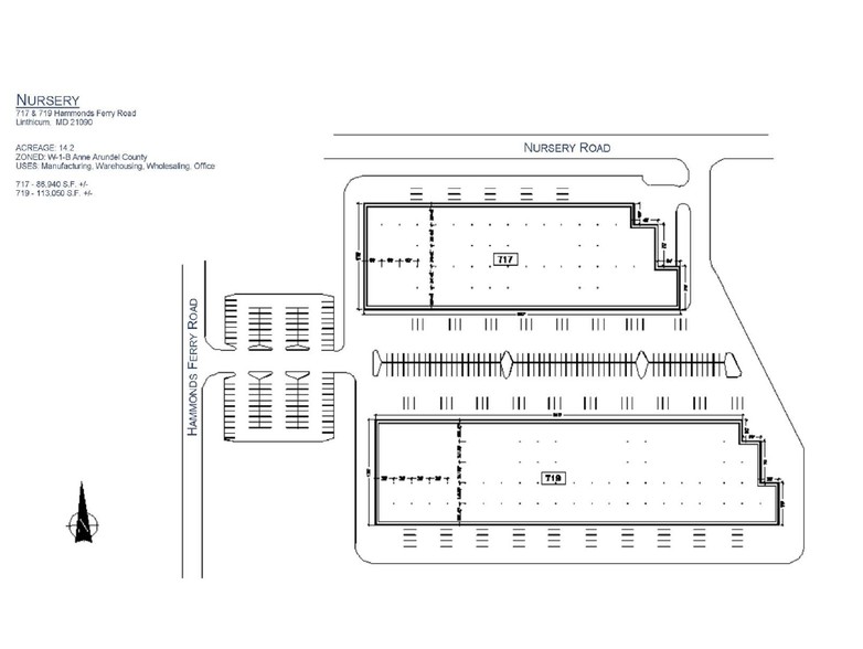 717 Hammonds Ferry Rd, Linthicum Heights, MD for rent - Site Plan - Image 3 of 11