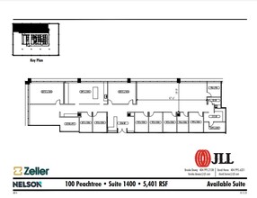 100 Peachtree St NW, Atlanta, GA for rent Floor Plan- Image 1 of 1