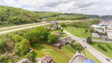 414 Old Pike St, Canonsburg, PA - AERIAL  map view - Image1