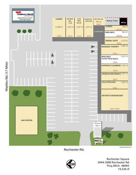 3958 Rochester Rd, Troy, MI for rent - Site Plan - Image 2 of 2