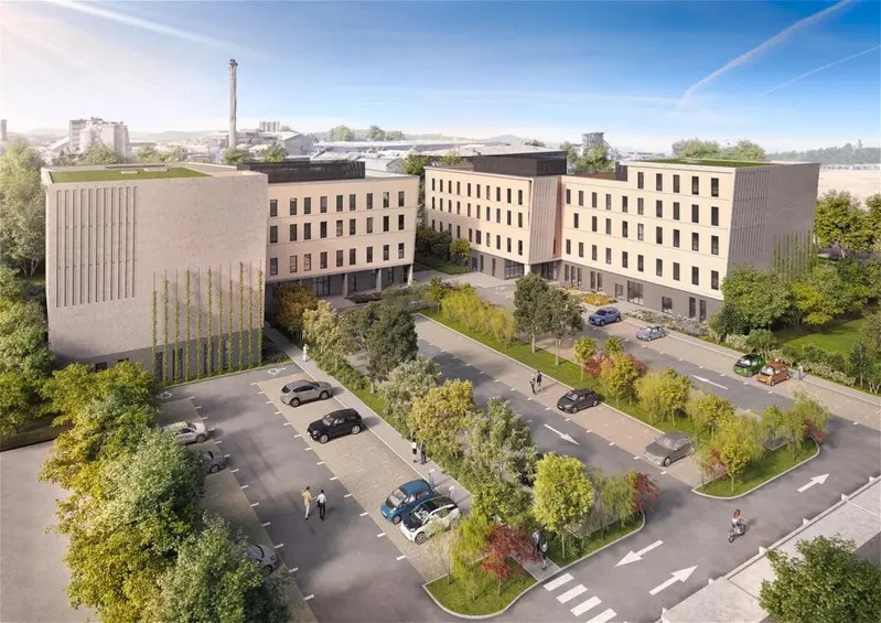 Office in Saint-Fons for sale - Aerial - Image 2 of 8